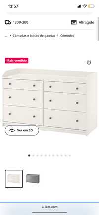 Cómoda 6 gavetas ikea