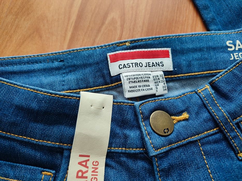 NOWE jeansy CASTRO JEANS r. 32