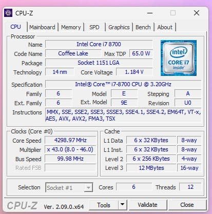 Продам ігровий пк Intel core i7 8700 RTX2060