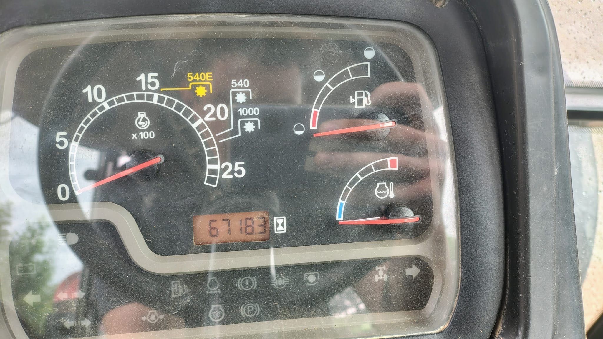 Case jx 90 biegi pełzające ciągnik traktor rolniczy