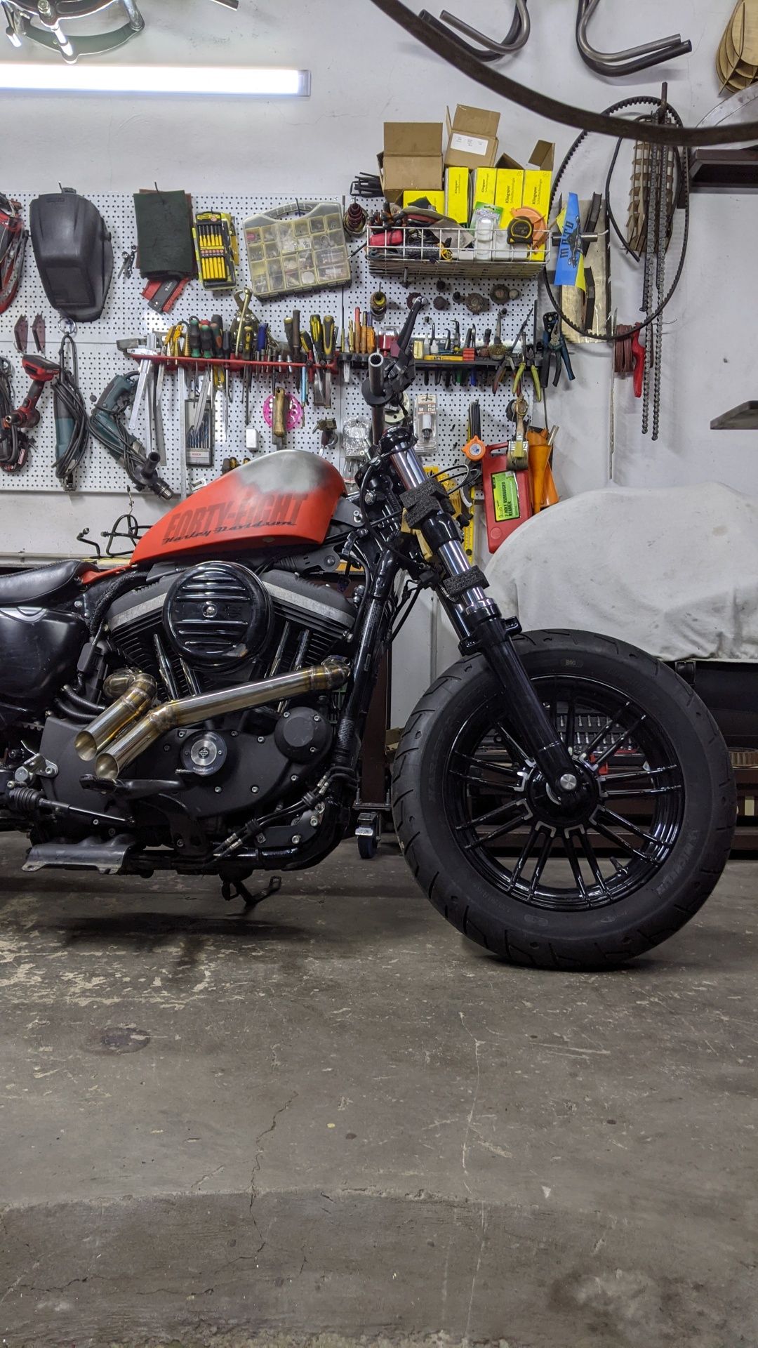 Harley Davidson Sportster выхлоп