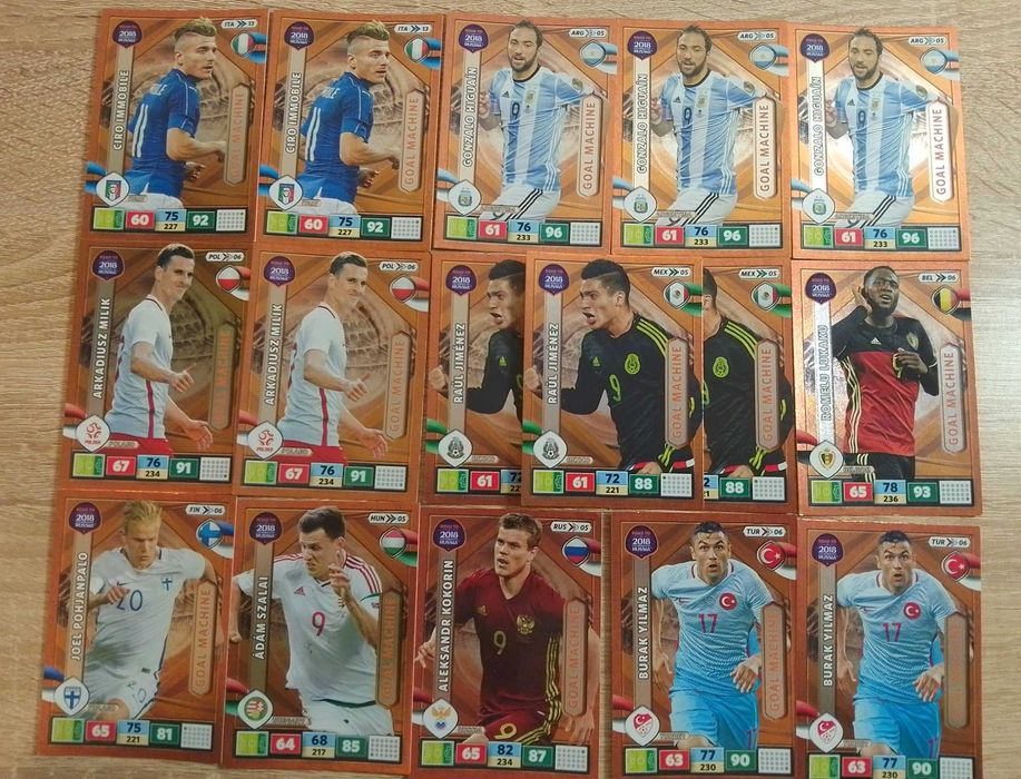 Karty Goal Machine Road To World Cup Russia 2018