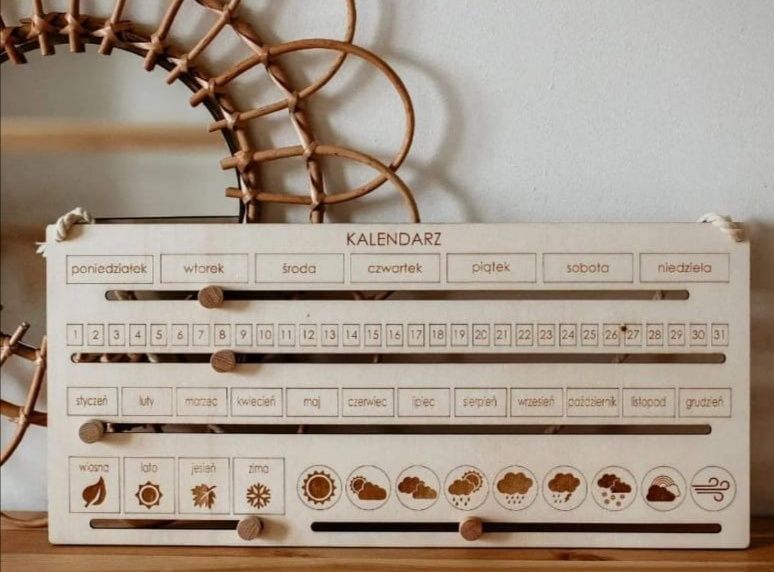 Kalendarz MONTESSORI w języku polskim
