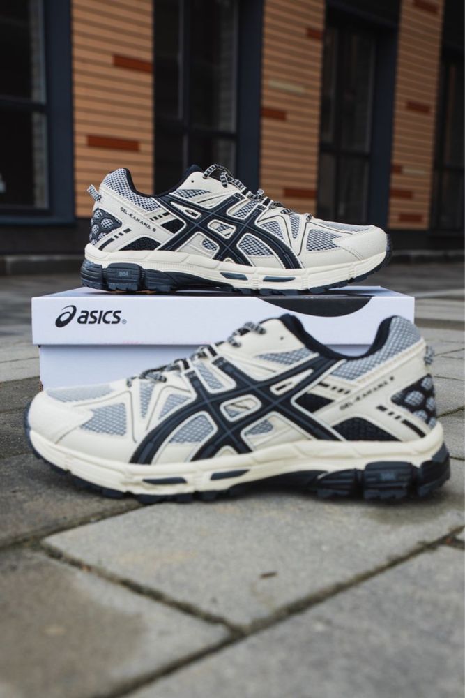 Asics Gel-Kahana 8 Beige Чоловічі бежеві кросівки асікс гель кахана 8