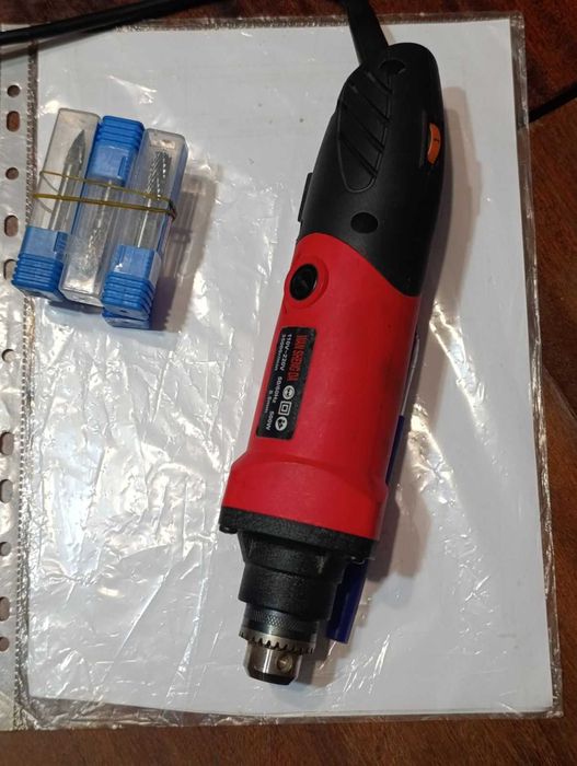 Ручний міні фрезер 500w 35000r/min 6.5mm та Набір роторних напильників