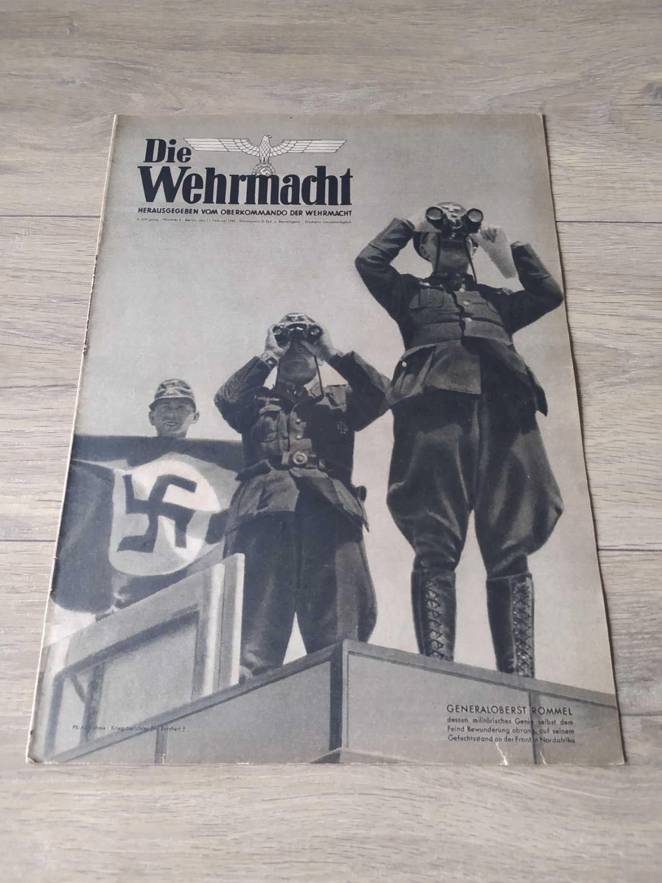 Czasopismo 3 Rzeszy, 1942 rok numer 4 Berlin, 15 stron.
