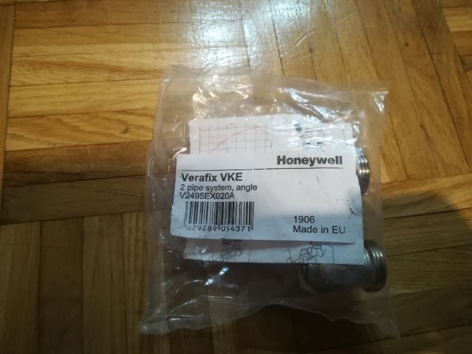 zawór grzejnikowy podwójny odcinający Honeywell V2495 Verafix-VKE