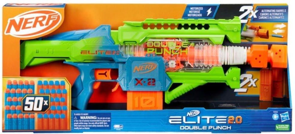 Hasbro Nerf Elite 2.0 Double Punch + strzałki F6363 wyrzutnia