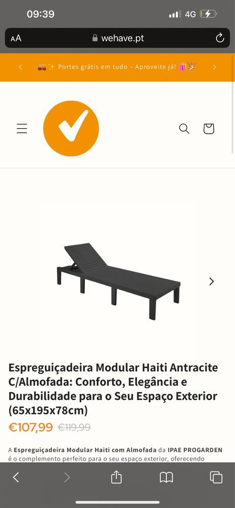 2 espreguicadeiras
