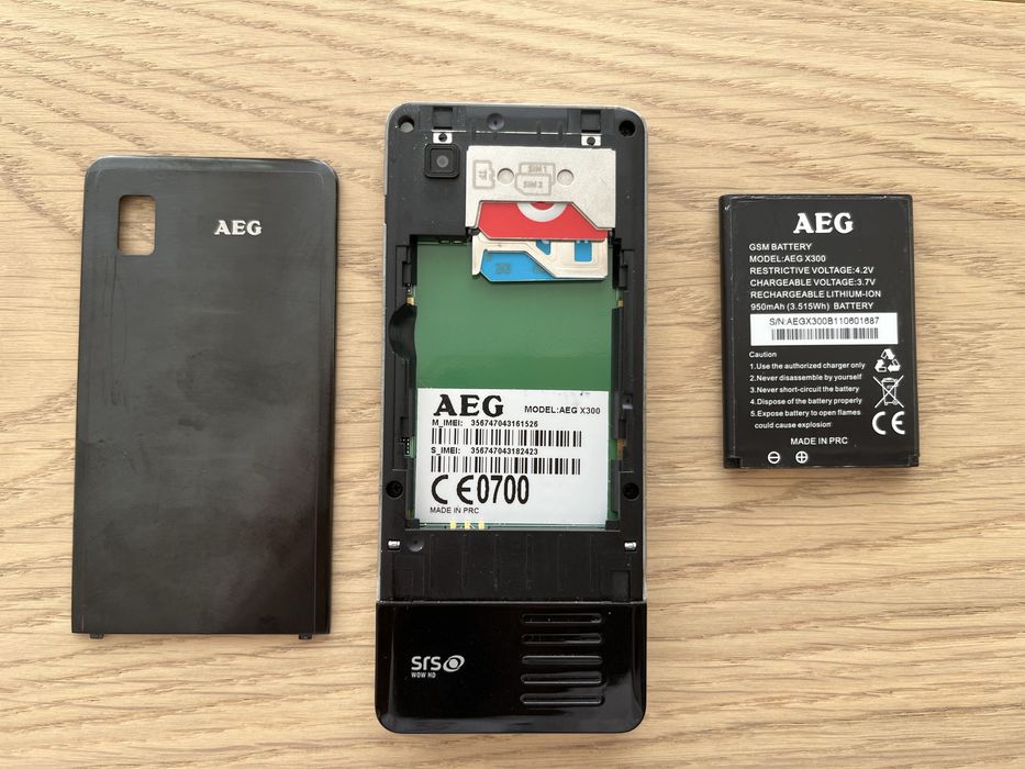 Telemóvel AEG X300 Dual SIM