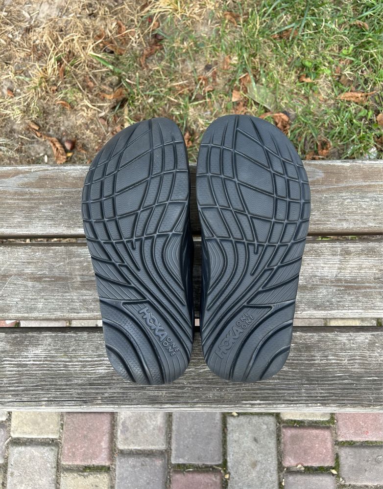 Hoka one one ore recovery slides (30 cm) шльопанці тапки капці