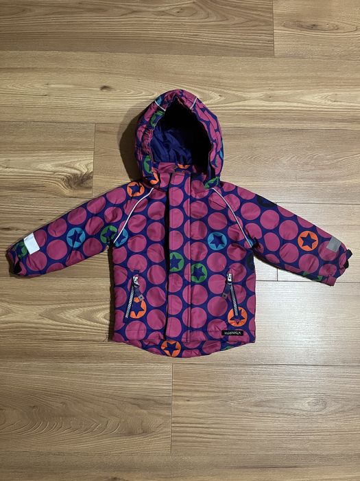 Детская зимняя куртка для девочки Yilleryalla/размер 80-86/2-3 года/