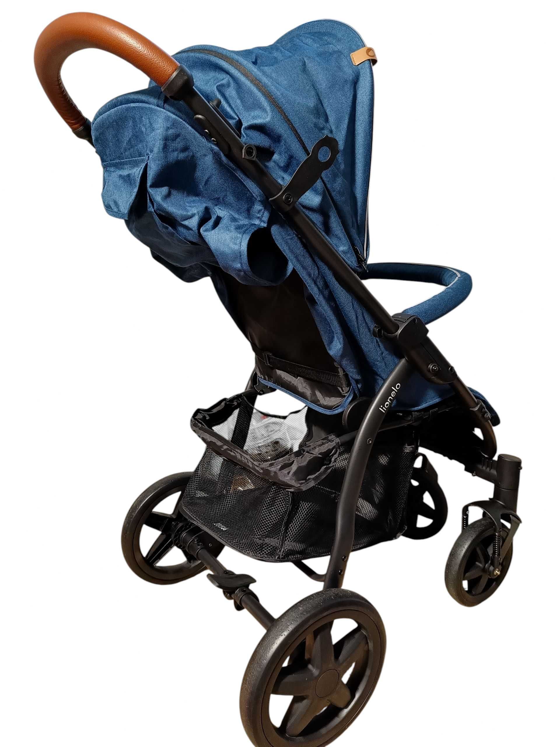 LIONELO Annet Plus wózek spacerowy do 22 kg, łatwe składanie