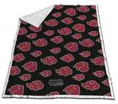 naruto sherpa koc 130x170cm akatsuki blanket aymax