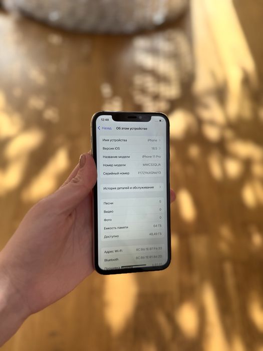 Iphone 11 pro 64  silver айфон 11 про