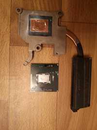 Процесор до ноутбуку Intel Pentium та радіатор охолодження