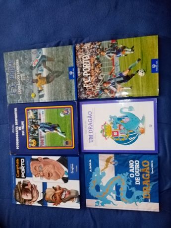 Vários livros do FC Porto