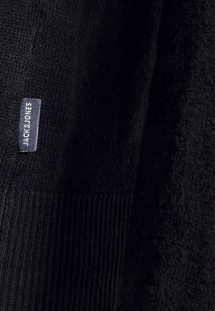 Jack & Jones JJEEMIL ROLL sweter czarny golf męski