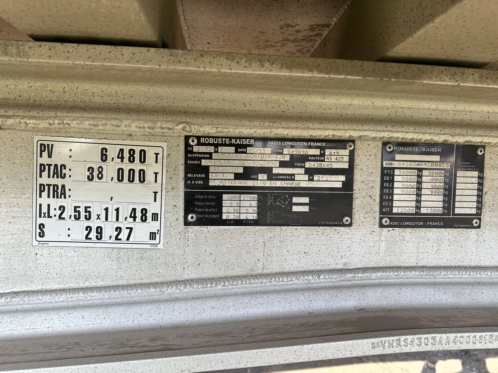 Полуприцеп напівпричіп Robuste Kaiser