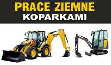 Wykopy roboty ziemne minikoparka  koparka,odwodnienia budynków,przyłąc