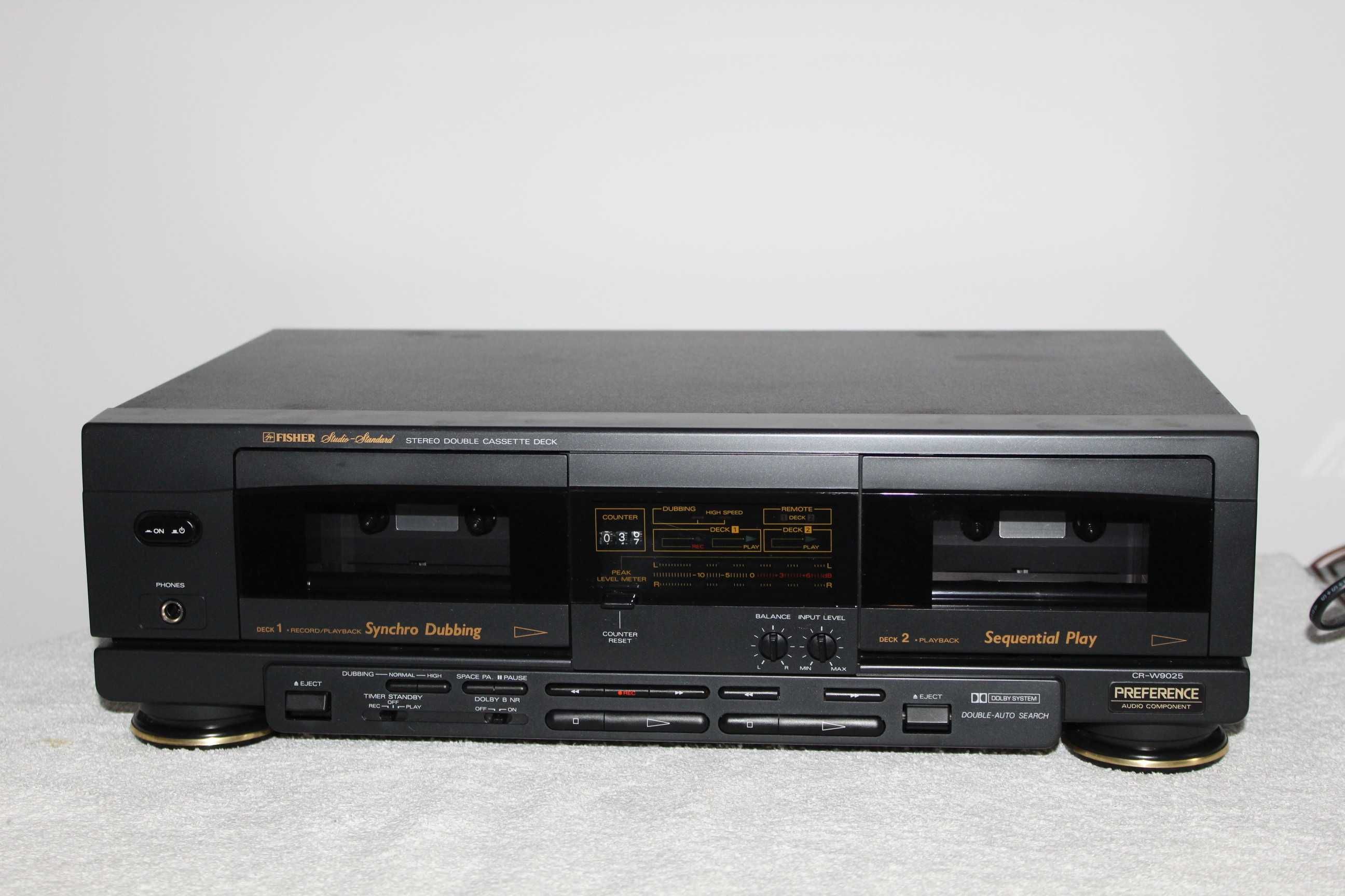 FISHER CR-W9025 PREFERENCE Magnetofon deck 2 kasetowy Wysyłka