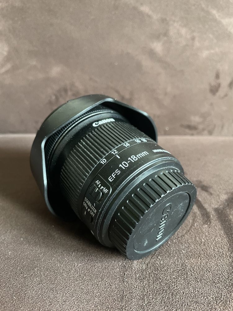 Obiektyw Canon EFS 10-18 + filtr polaryzacyjny Hoya