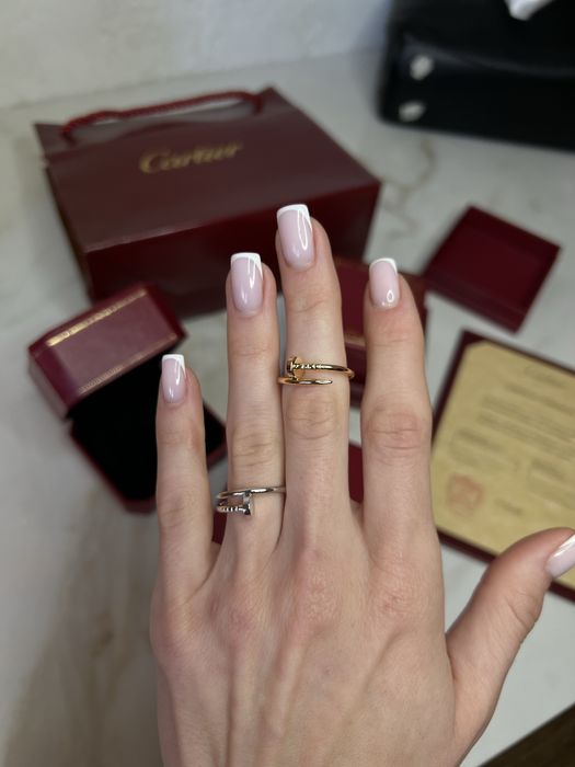 Каблучка цвях Cartier juste in clou au750