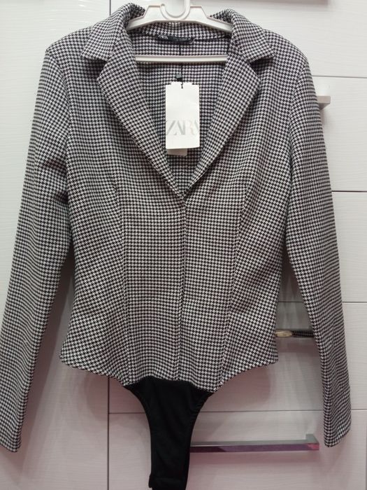 Шикарний піджак блуза сорочка боді Zara р L 46-48