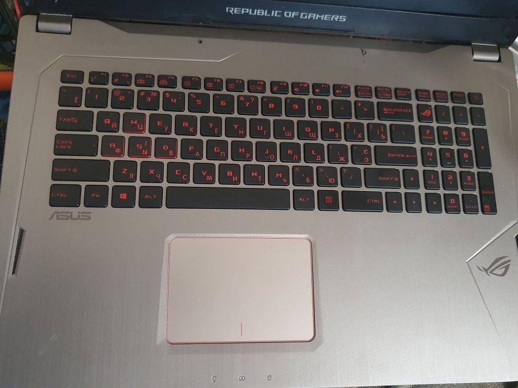 Ігровий ноутбук Asus ROG Strix GL702V/ 17.3"під ремонт i7-7700HQ/ 16G