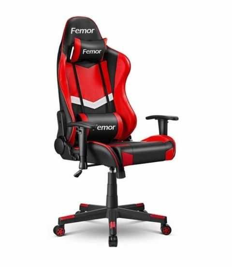 Profesjonalny fotel gamingowy FEMOR regulacja 3D