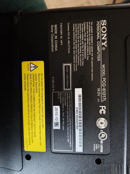 Ноутбук Sony Vaio