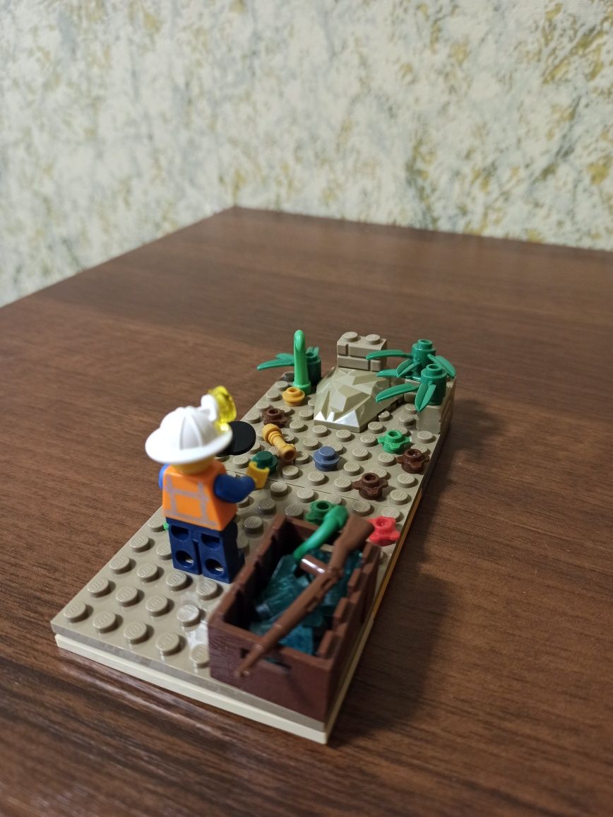 лего набор lego человечки солдатики игрушки металлоискатель сокровища