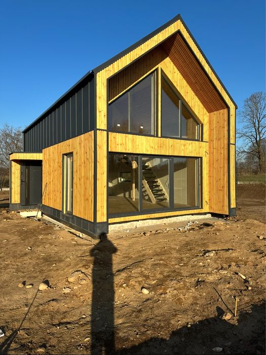 Nowoczesna Stodoła 108m2 / Stan Deweloperski / Drewniany domek