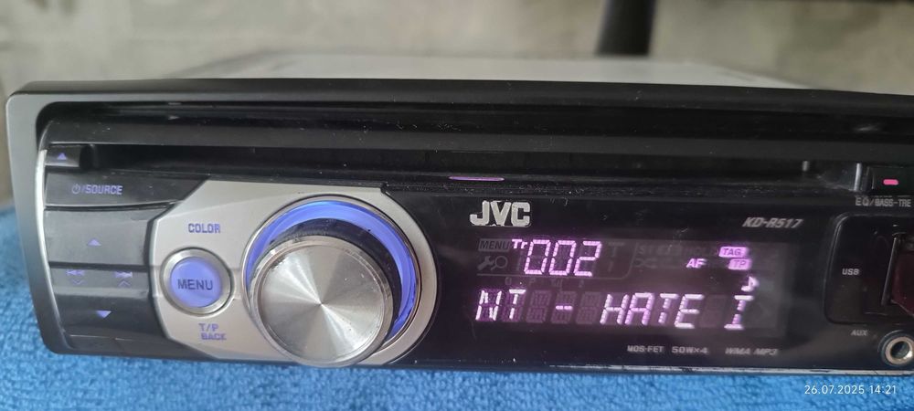 Магнитола Jvc kd-r517r
