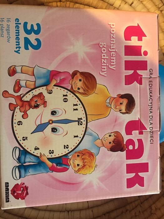 Karty z zegarami do nauki godzin dla dzieci