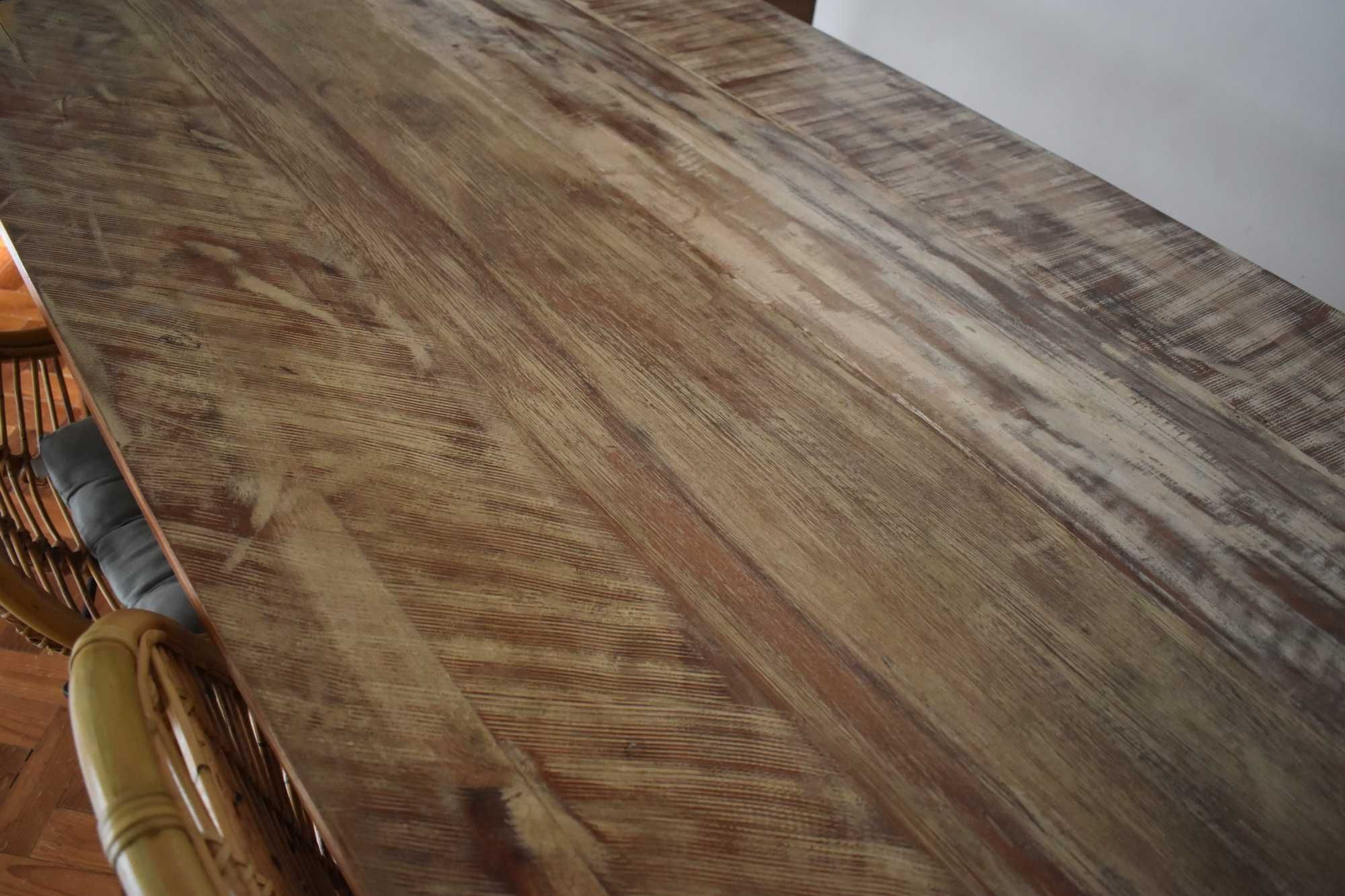 Vendo mesa de jantar madeira acácia ÓTIMO ESTADO