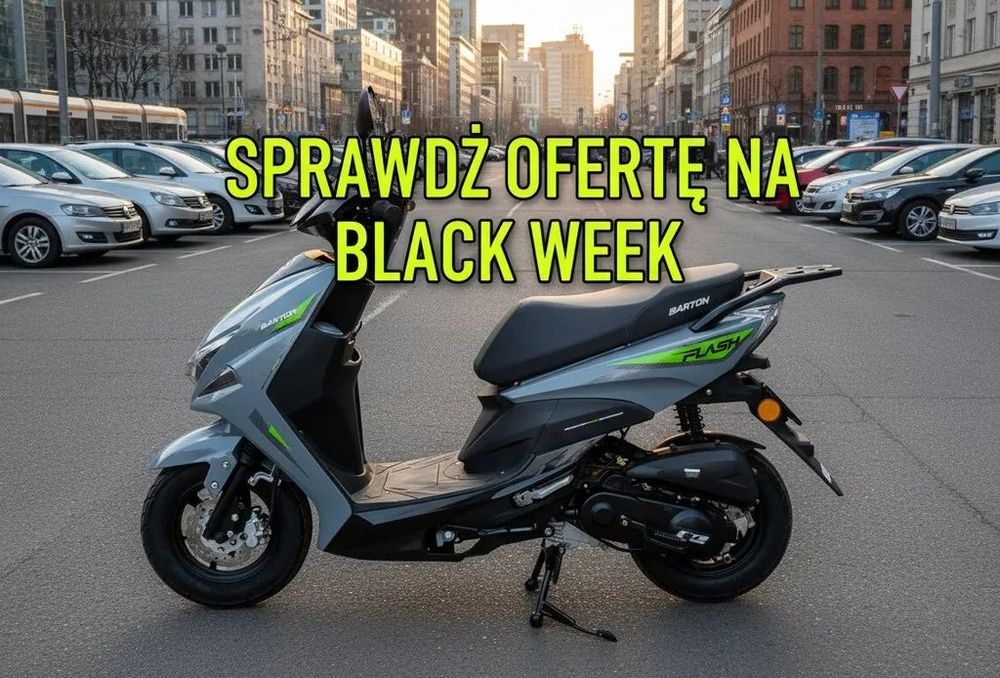 Barton Flash BLACK WEEK Barton FLASH 50cc 2025 Z dostawą pod dom, Raty na telefon