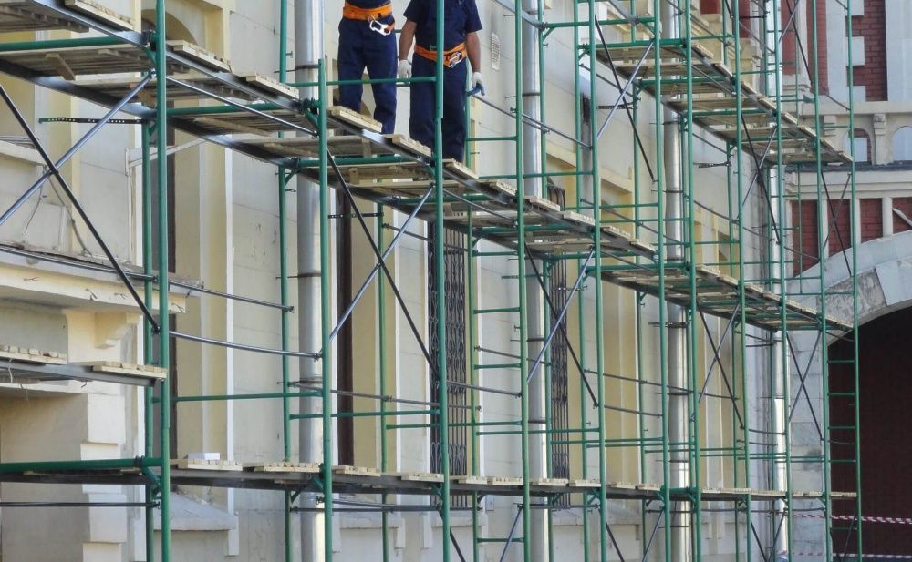 Аренда строительных лесов большими объёмами доставка установка гаранти