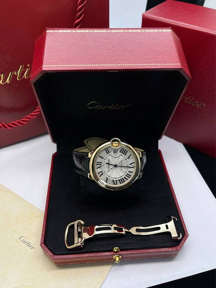Часы Cartier Ballon Bleu Желтое золото 18k 42mm