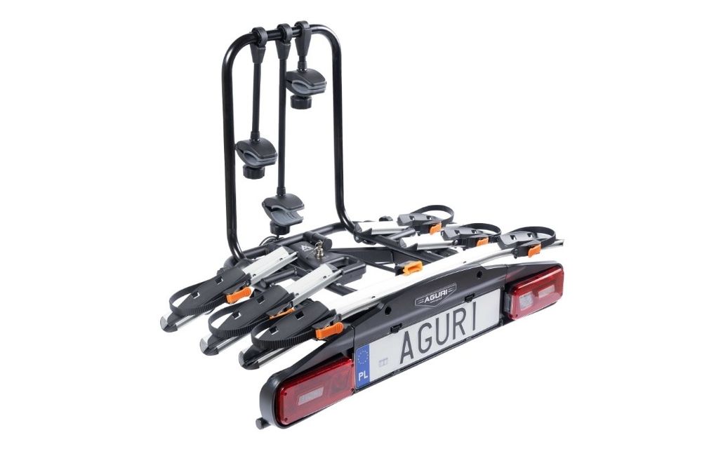 Bagażnik Aguri na 4 rowery Czarny Nowy