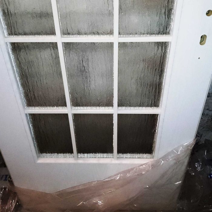 * Drzwi pokojowe – białe – przeszklone - 80 – lewe *