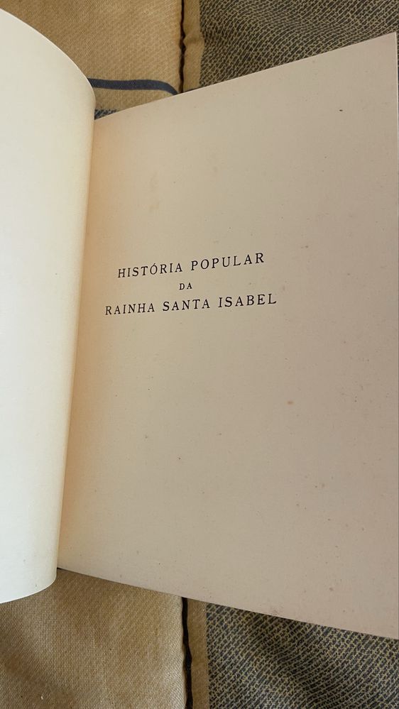 Livro História Popular da Rainha Santa Isabel