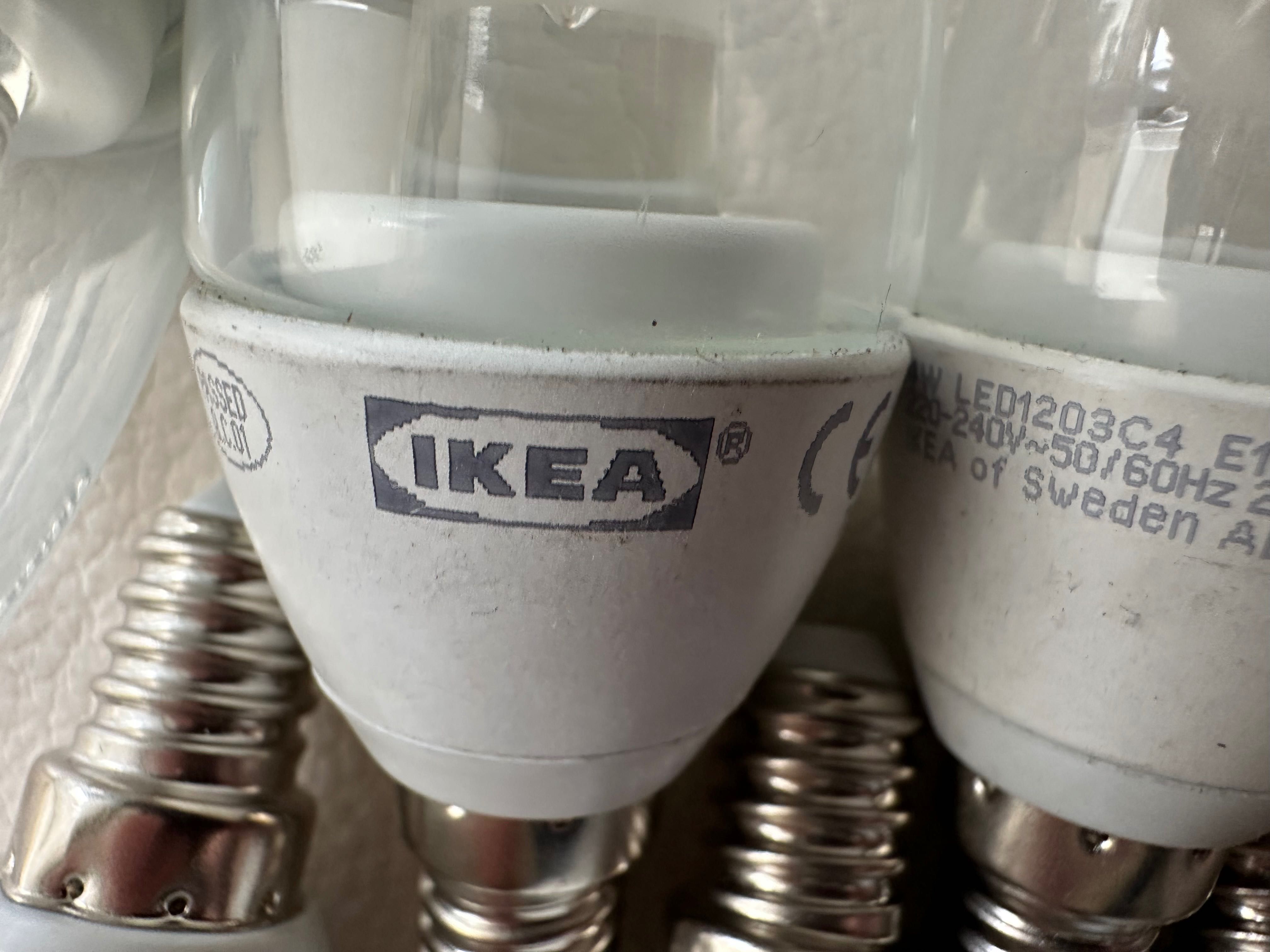 Zestaw 15 żarówek LED E14 IKEA + OSRAM – 2700K, sprawne, mało używane!