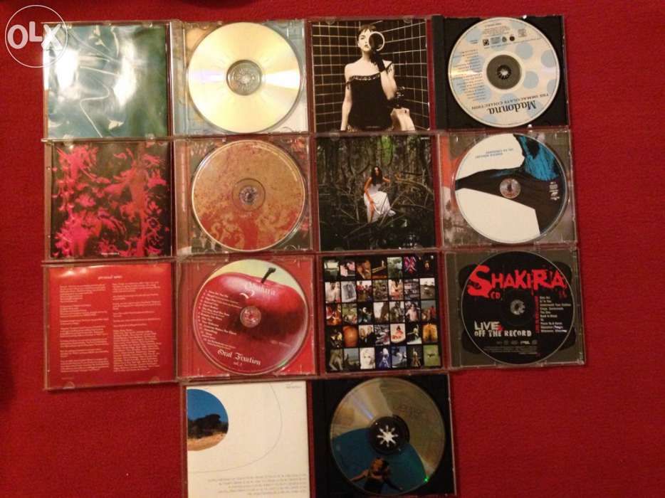 Discografia madonna, alanis morissette, shakira, etc