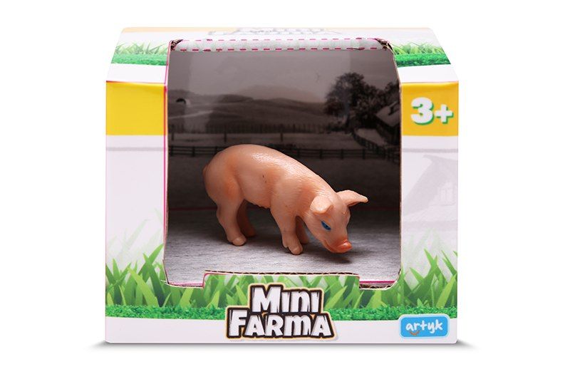 Prosię wiejskie zwierzątko mini farma figurka