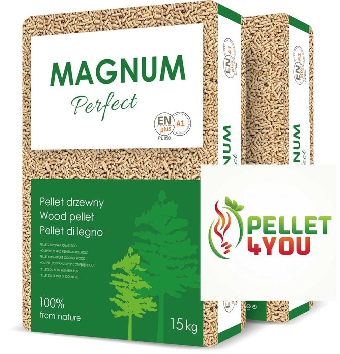 PELLET DRZEWNY MAGNUM ENplus A1 – Tona 1666 zł / 25 zł worek
