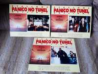3 Cartazes de cinema Sylvester Stallone Pânico no Túnel