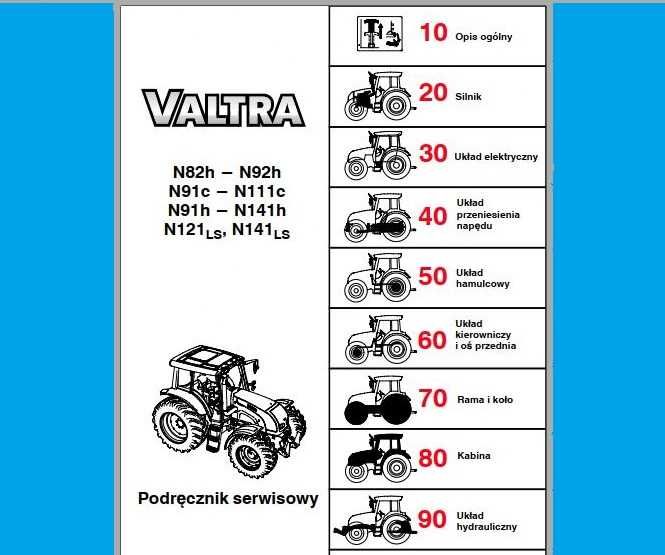 VALTRA N82,92h_N91c-N11c_N91h-N141h_N121LS-N141LS instrukcja napraw