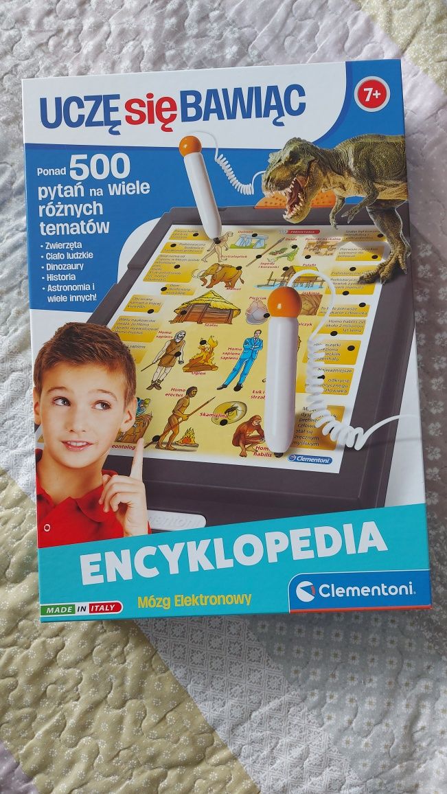 Ucz się Bawiąc Encyklopedia Clementoni Gra dla dzieci Mózg Elektronowy