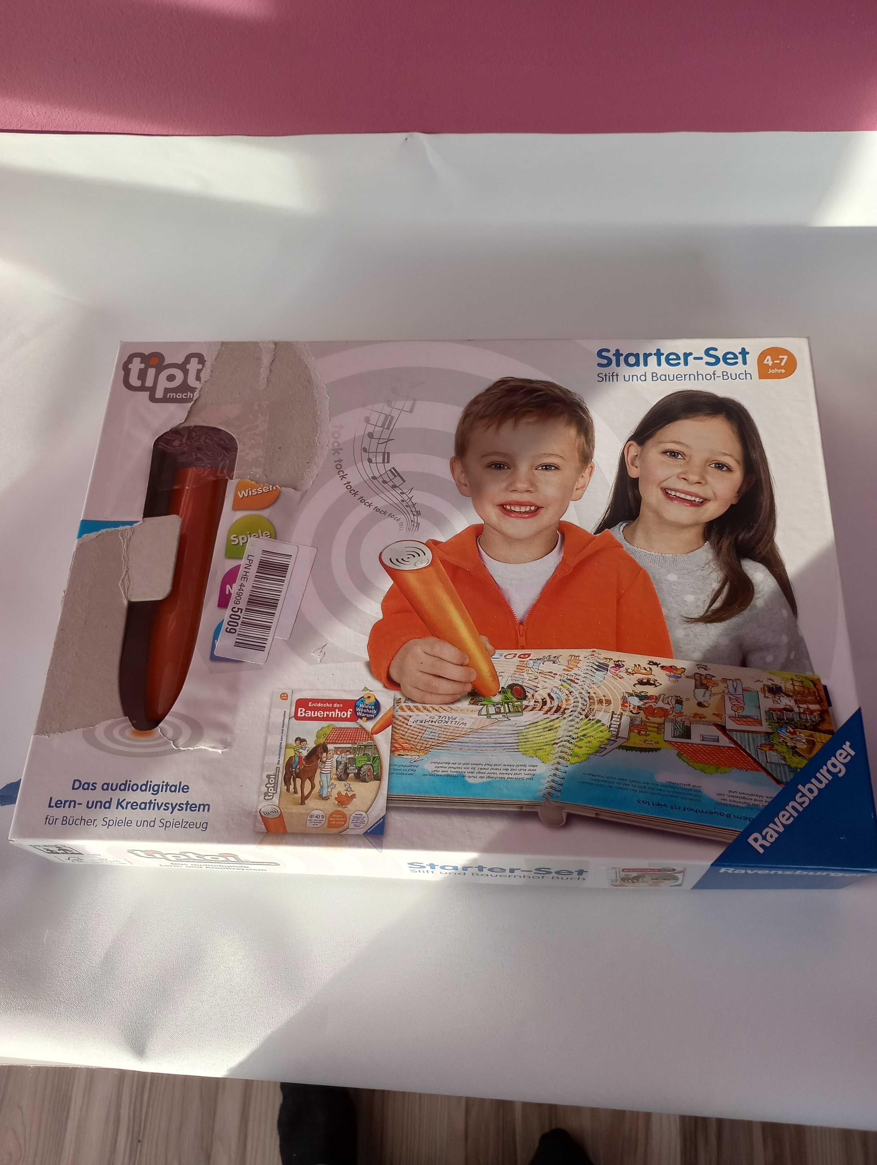 Ravensburger tiptoi Starter-Set Stift und Bauernhof-Buch